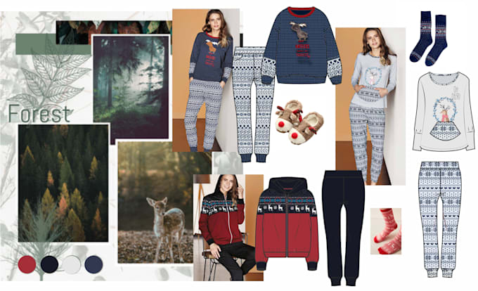 unique sleepwear nightwear pajamas design with unique prints