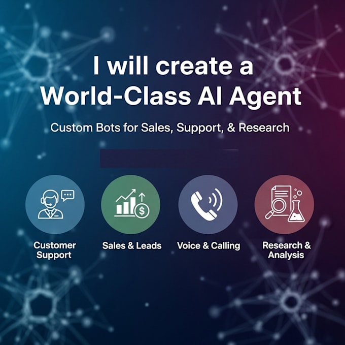 Create world class ai agents by Jacques_ludik | Fiverr