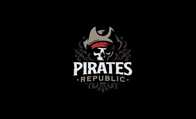 design looks nice pirates republic logo