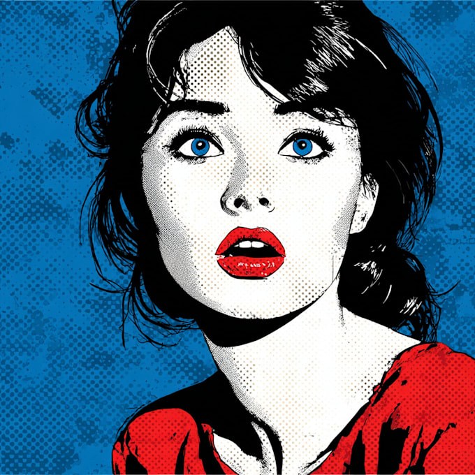 make a distinctive illustration for street pop art