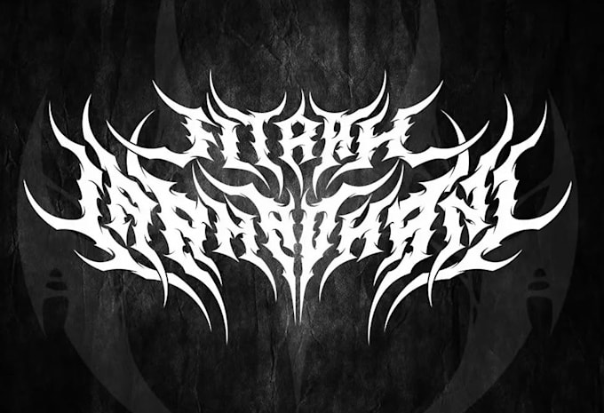 do professional old school death metal logo design