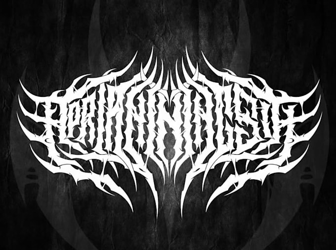 create a ghostly atmospheric black metal logo