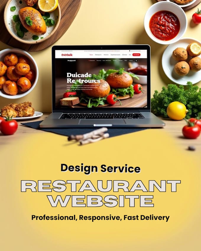 design a restaurant website in elementor