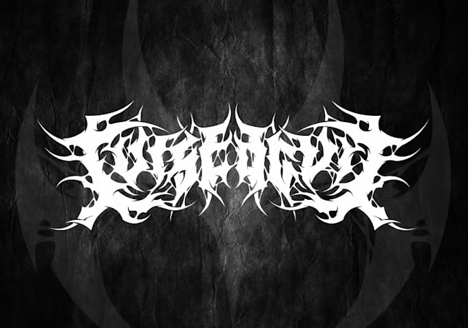make a custom deathcore or metalcore band logo