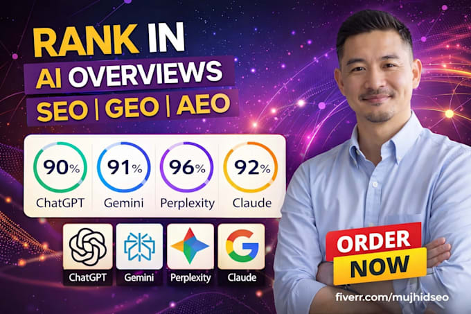 increase ai visibility score to rank website in chatgpt, gemini with GEO aeo SEO