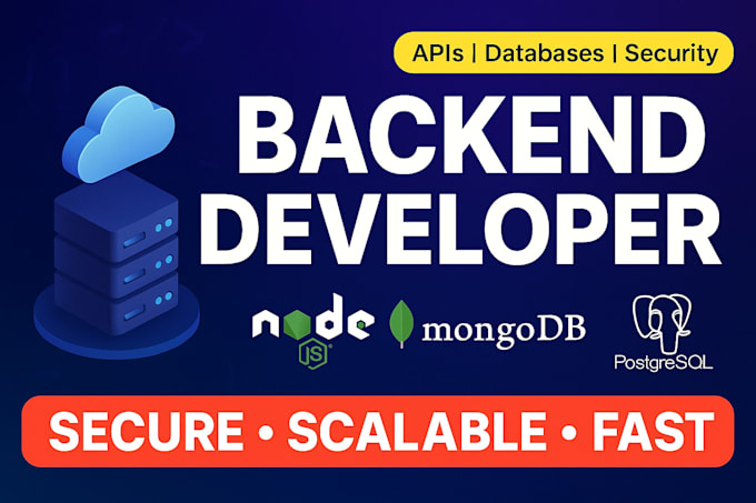 professional backend developer secure, scalable and high performance apis