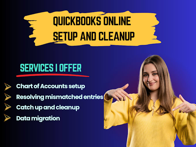 quickbooks bookkeeper for account setup and cleanup