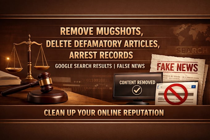 remove negative defaming unwanted and bad mugshot articles under dmca