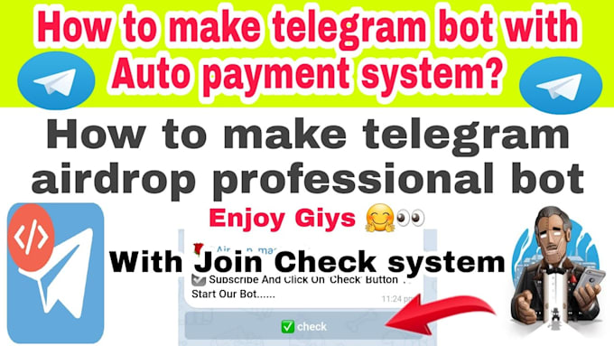 develop custom telegram airdrop bots and engaging mini games