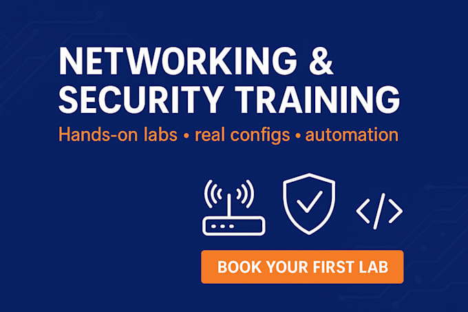 train you for network and security engineer
