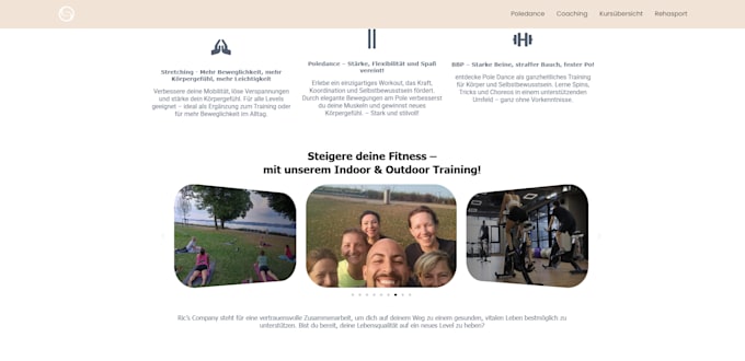 ich werde eine professionelle, responsive website erstellen
