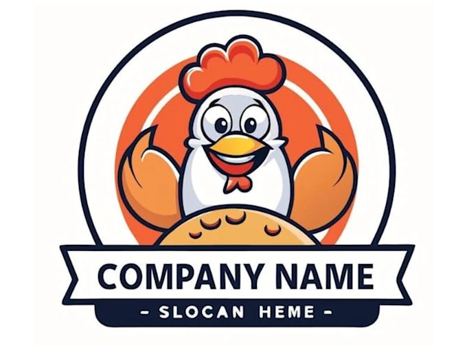 design a professional grows chickens logo