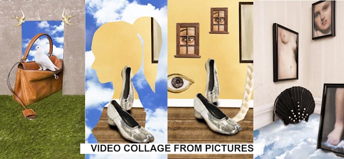 create an animated collage video