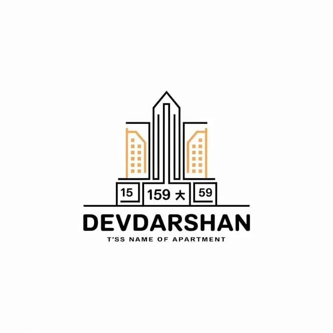 do super attraction apartment logo design with new concept