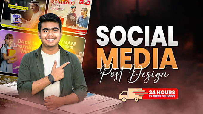 design social media posts for instagram, facebook and promotions