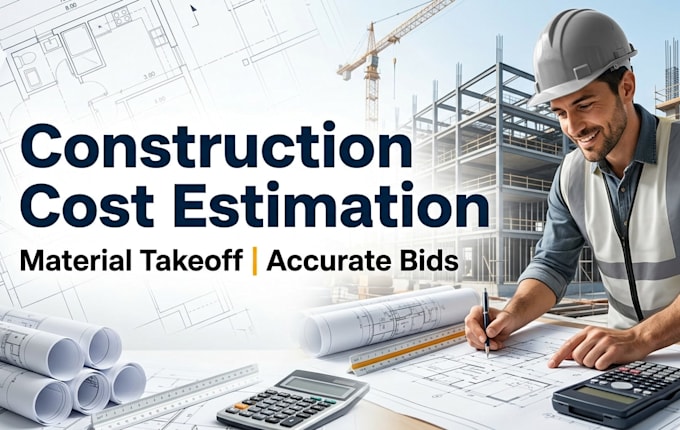 do construction cost estimation and material takeoff for accurate bids