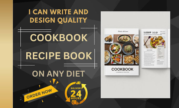 design, and write unique recipes for your cookbook