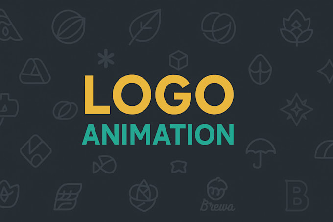 make a professional 2d custom logo animation for any brand