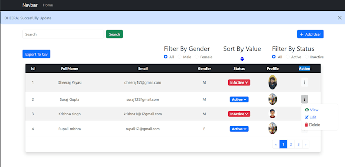 create responsive and modern website using HTML, CSS, java script