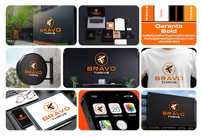 do stunning business logo design, branding kit and brand identity guidelines