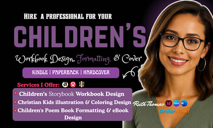 design children workbook, KDP book formatting, interior canva book formatting
