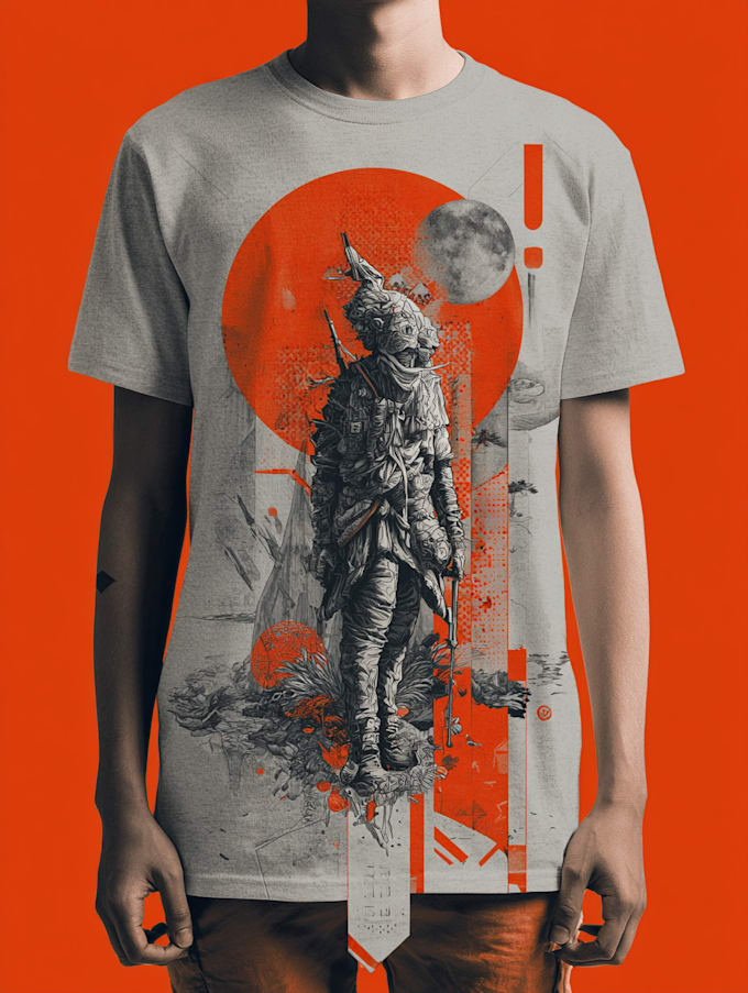 create awesome illustration for t shirt design