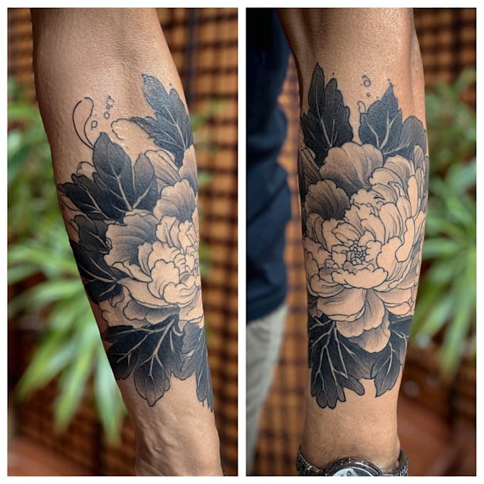 japanese or oriental tattoo design