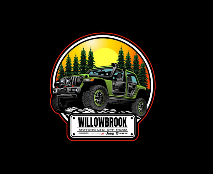 create wonderful and excellent jeep logo design