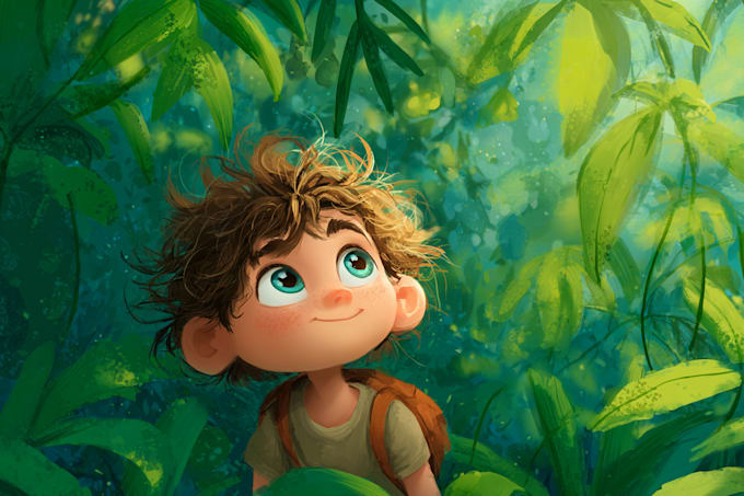 draw children story book illustrations