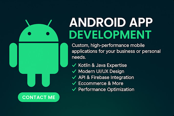 develop professional android app using kotlin, java, jetpack compose in android