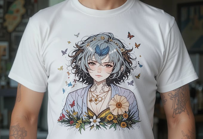 make linocut or cartoon illustration for t shirts