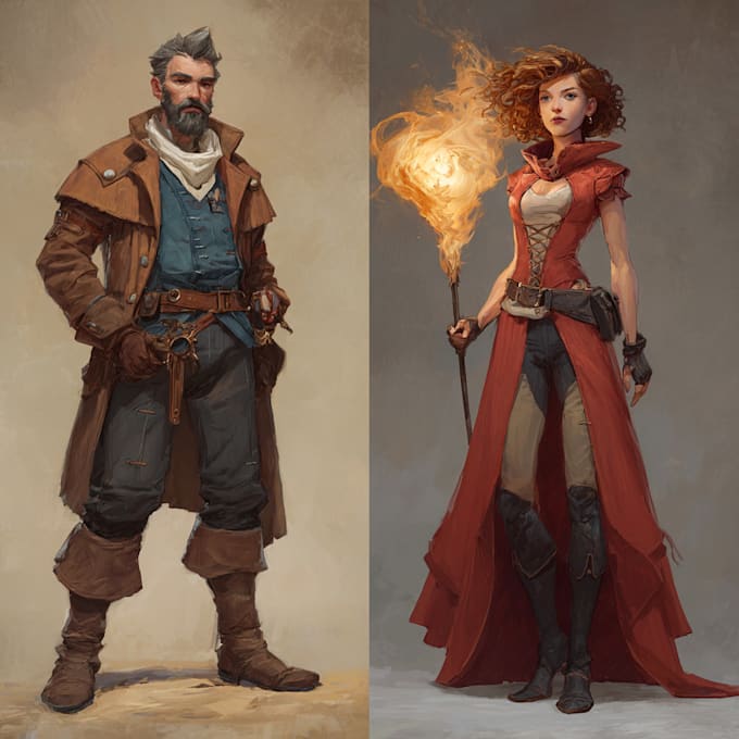 dnd character art and dnd character art