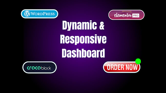 create a dynamic dashboard by crocoblock, jet engine, profile builder, elementor