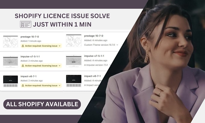 solve shopify theme licensed issue in just second