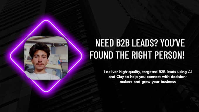 perform business lead generation and linkedin data research professionally