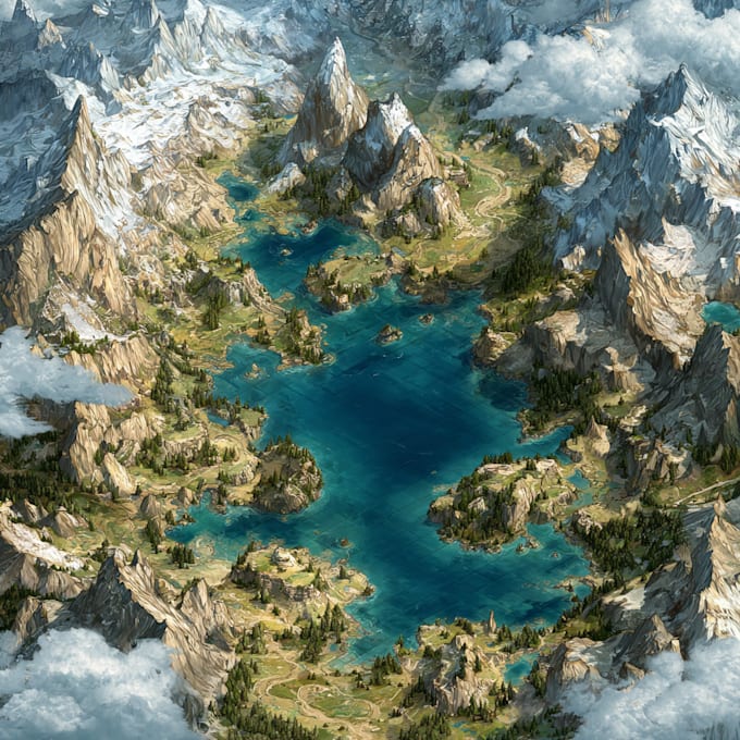 make an amazing world or regional custom fantasy map