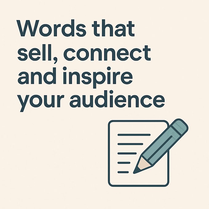 craft words and deliver trust and impact, tailored for your needs