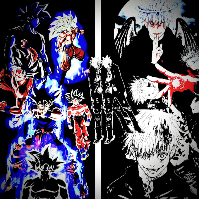 design a high quality custom anime edits or wallpaper