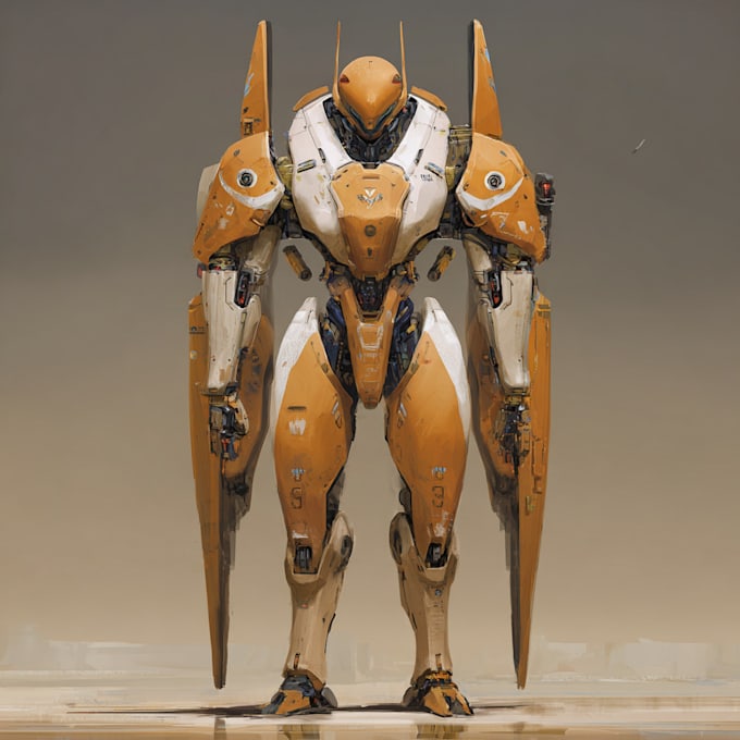 design spectacular robots, cyborgs and mechs