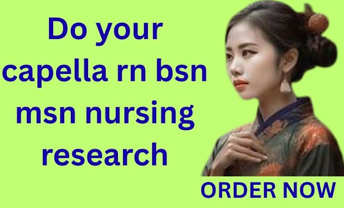 do your capella rn bsn msn nursing research