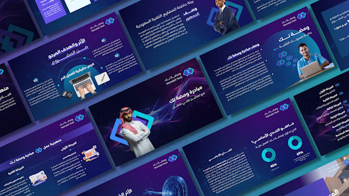 design professional arabic presentation powerpoint