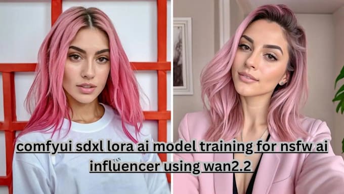 do comfyui sdxl lora ai model training for ai influencer using wan 22
