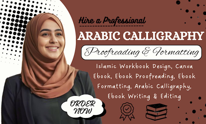 Edit, proofread and format your arabic calligraphy ebook islamic ...