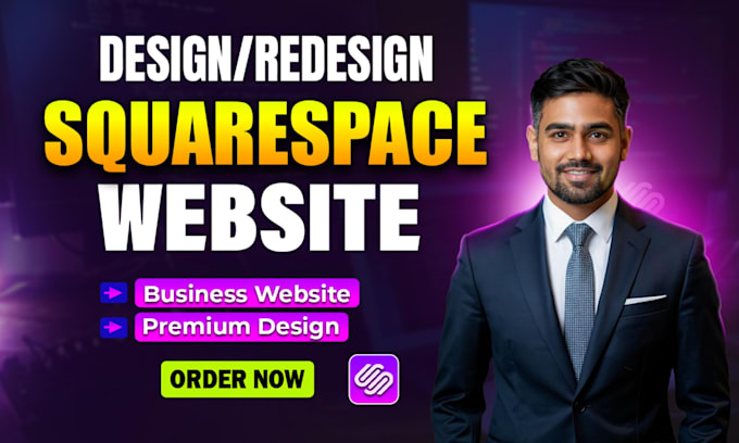 design or redesign squarespace website, build squarespace website development