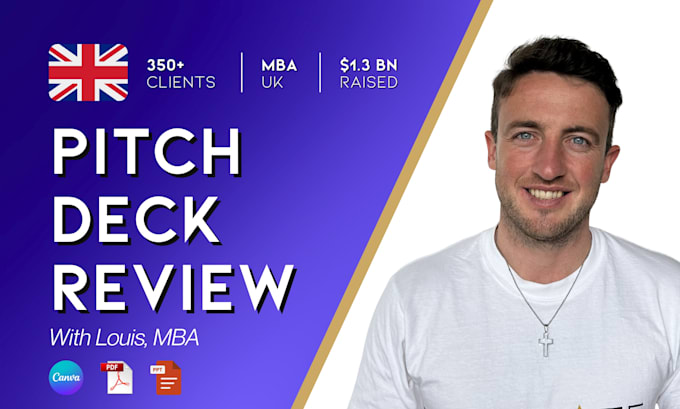 review and enhance startup investor pitch deck presentation