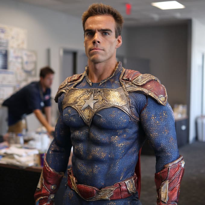 draw a transform yourself in amazing super hero