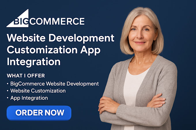 do bigcommerce website development customization app integration