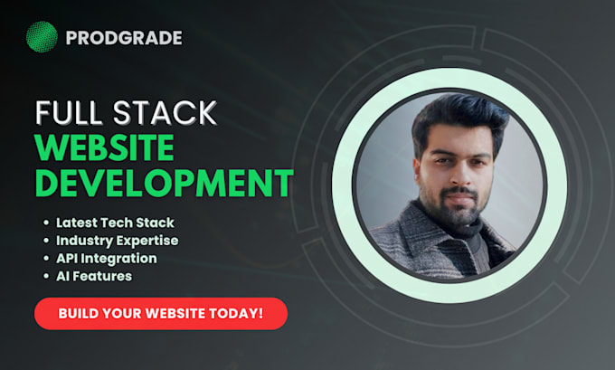 build custom web portal, full stack website as your full stack web developer