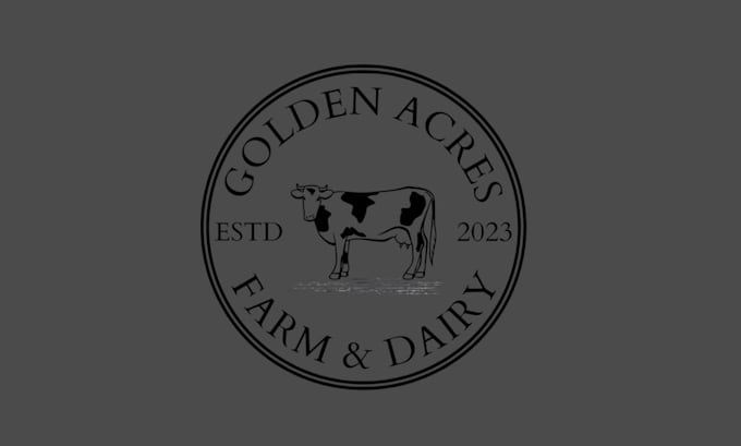 do cattle brand, western, ranch farm logo creation