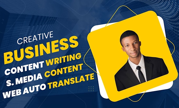creatively write and auto translate your business, website, and social media